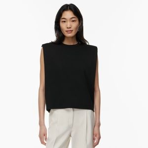 Babaton Shoulder Pad Tee (size 2XS)